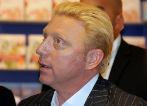 Boris Becker im Anzug