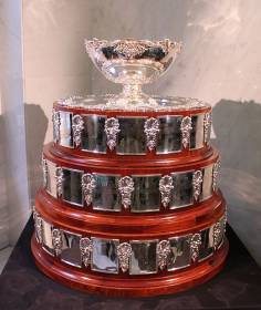 Die Trophäe Der Davis Cup Pokal