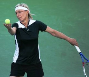 Trainerin Martina Navratilova