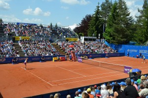 Center Court des WTA Turniers in Nürnberg
