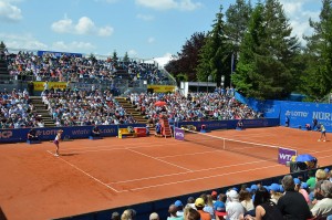 Center Court in Nürnberg Center Court des WTA Turniers in Nürnberg