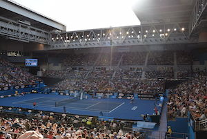 Melbourne Park bei den Australian Open
