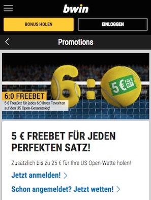 Bwin 5€ Freebet