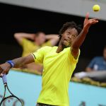 Gael Monfils beim Aufschlag