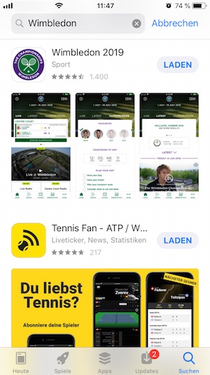 Wimbledon App