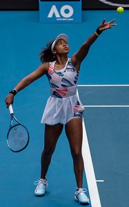 Naomi Osaka Serve